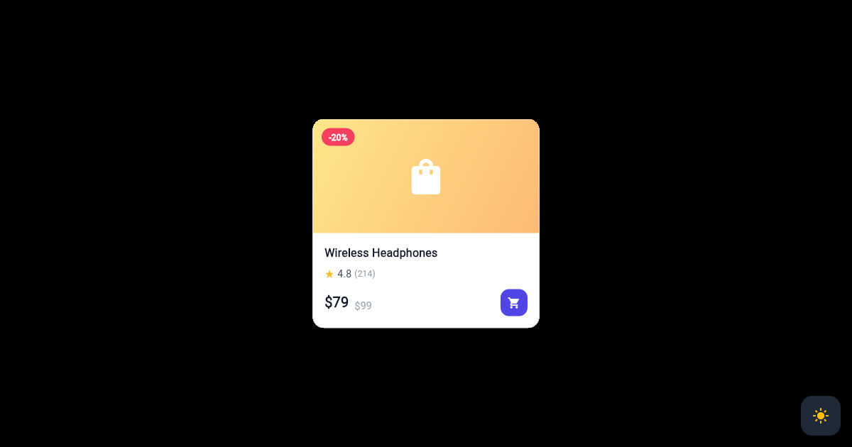 Flutter Product Card for E-commerce Grids preview